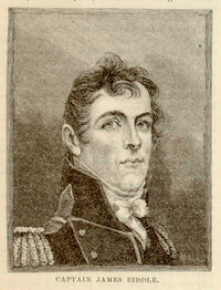 Commodore in the American Navy and nephew to Captain Nicholas Biddle. He was born on 18 February 1783 in Philadelphia and joined the Navy in 1800. - jamesbiddle